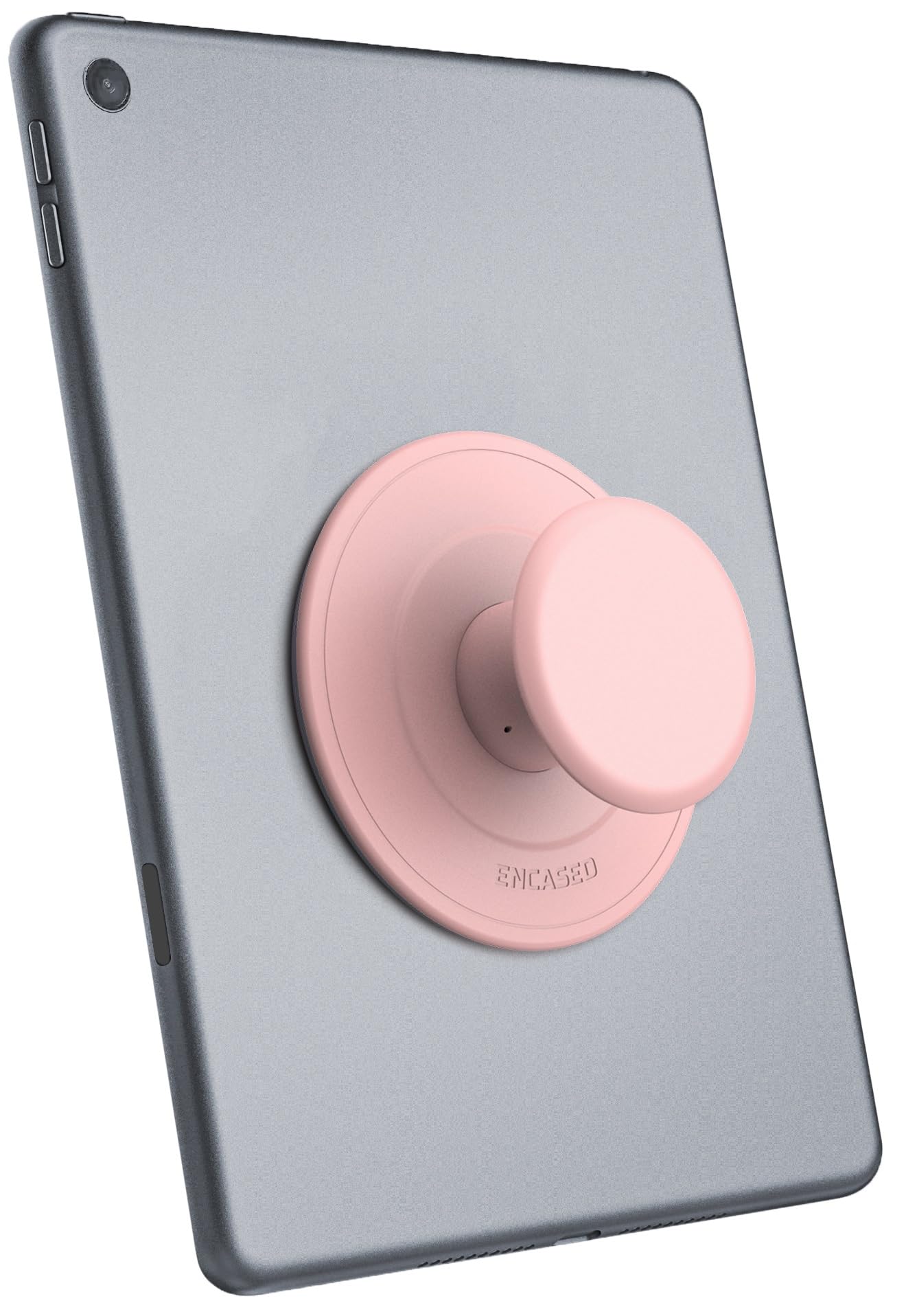 Encased Large Grip Holder for Kindle E-Readers, Tablets and iPads - Case Compatible Adhesive Collapsible Handle (Pink)