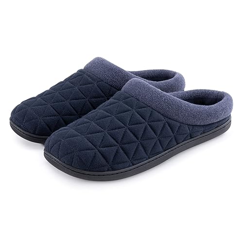RockDove Men's Diamond Stitch Memory Foam Clog Slipper, Size 11-12 - Main Image