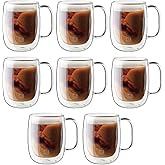 ZWILLING J.A. HENCKELS 39500-118 Sorrento Plus Double Wall Coffee Mug - 355 ml / 11.8 oz - Set of 8 for The Price of 6
