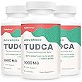KoNefancy TUDCA Liver Supplements 1000mg - 180 Vegan Capsules,Milk Thistle Herbal Blend with Fulvic and Humic Acid for Liver,Digestive Health