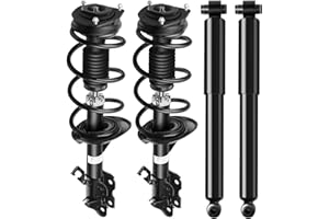 SCITOO Front and Rear Shock Absorber Assembly Fit for 2012-2013 for Nissan Rogue, Complete Shock and Strut Assembly Kit Fit for 172898 172897 349097 4PCS