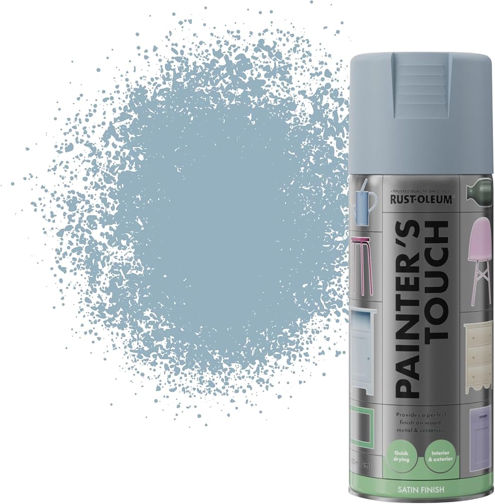 Rust-Oleum Painter's Touch 400ml Spray Paint Satin Slate Blue