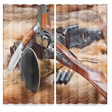 Amazon Com Tecbillion Hunting Decor Small Window Blackout
