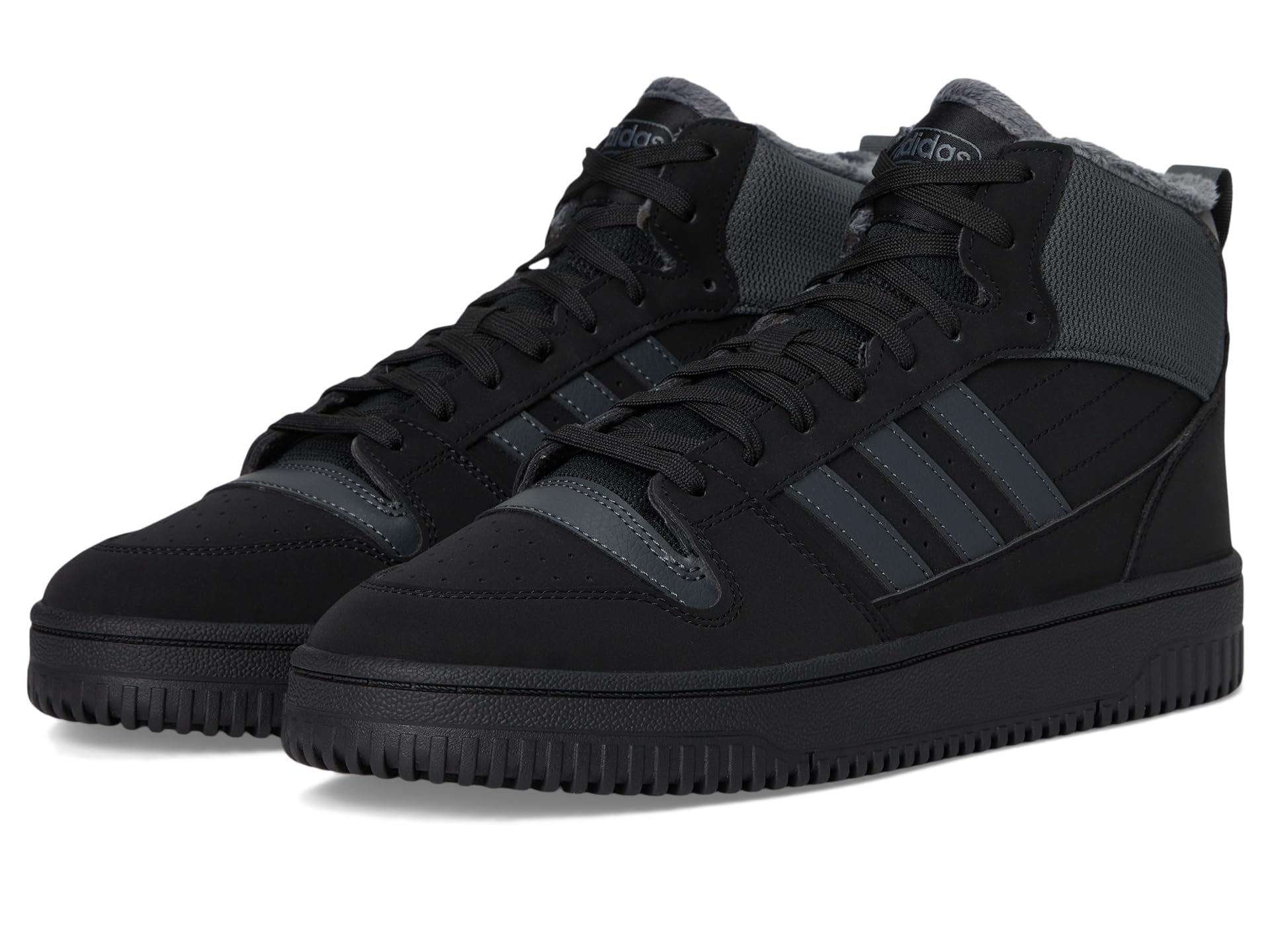 adidas Unisex-Adult Turnaround Mid Winterized, Black/Grey/Black, 5
