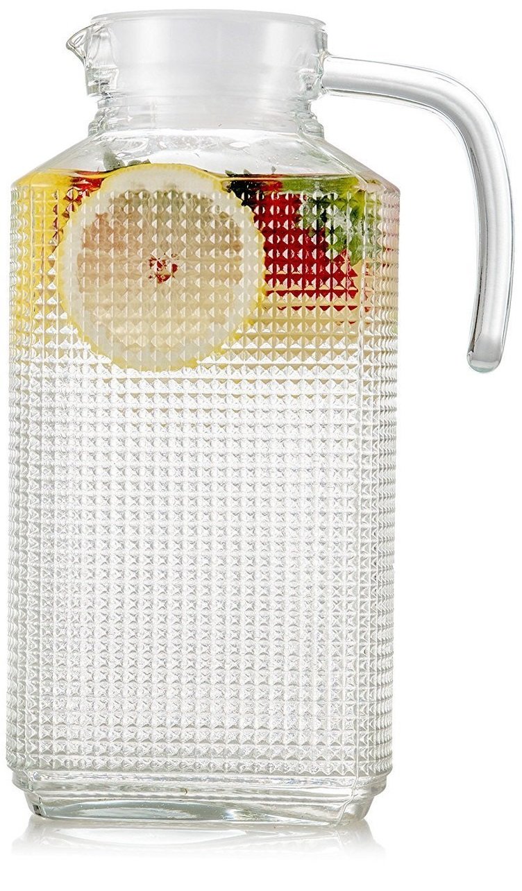 Circleware 66551 Frigo Textured Glass Pitcher