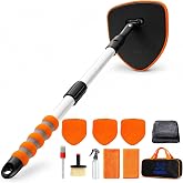 XINDELL Interior Windshield Cleaner Tool, Extendable Car Window Cleaning Kit with 360&deg; Rotating Head