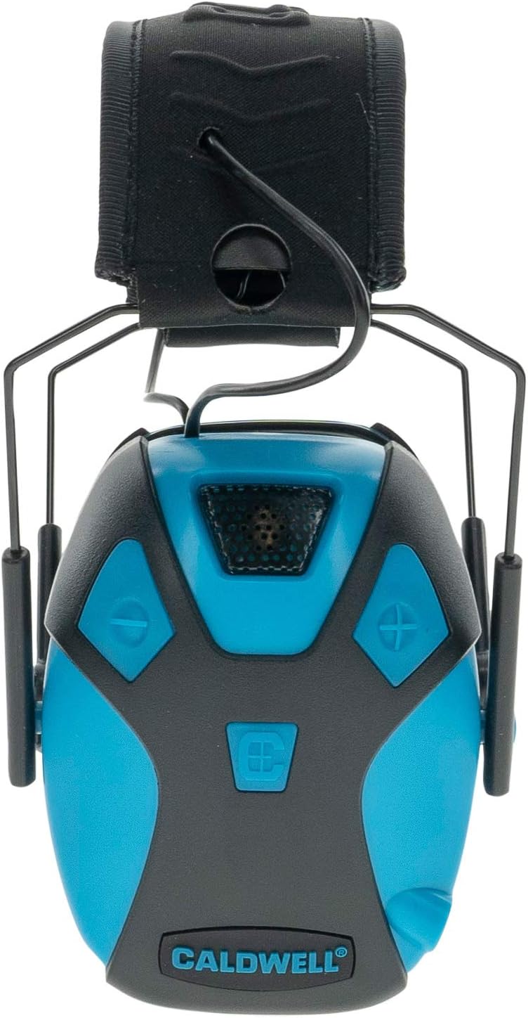 Caldwell E-Max - ADULT Green - Low Profile Electronic 23 NRR Hearing Protection with Sound Amplification - Adjustable Earmuffs for Shooting, Hunting and Range : Hunting Earmuffs : Sports & Outdoors