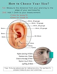 Black Small Hoop Earrings for Cartilage Nose, Tiny