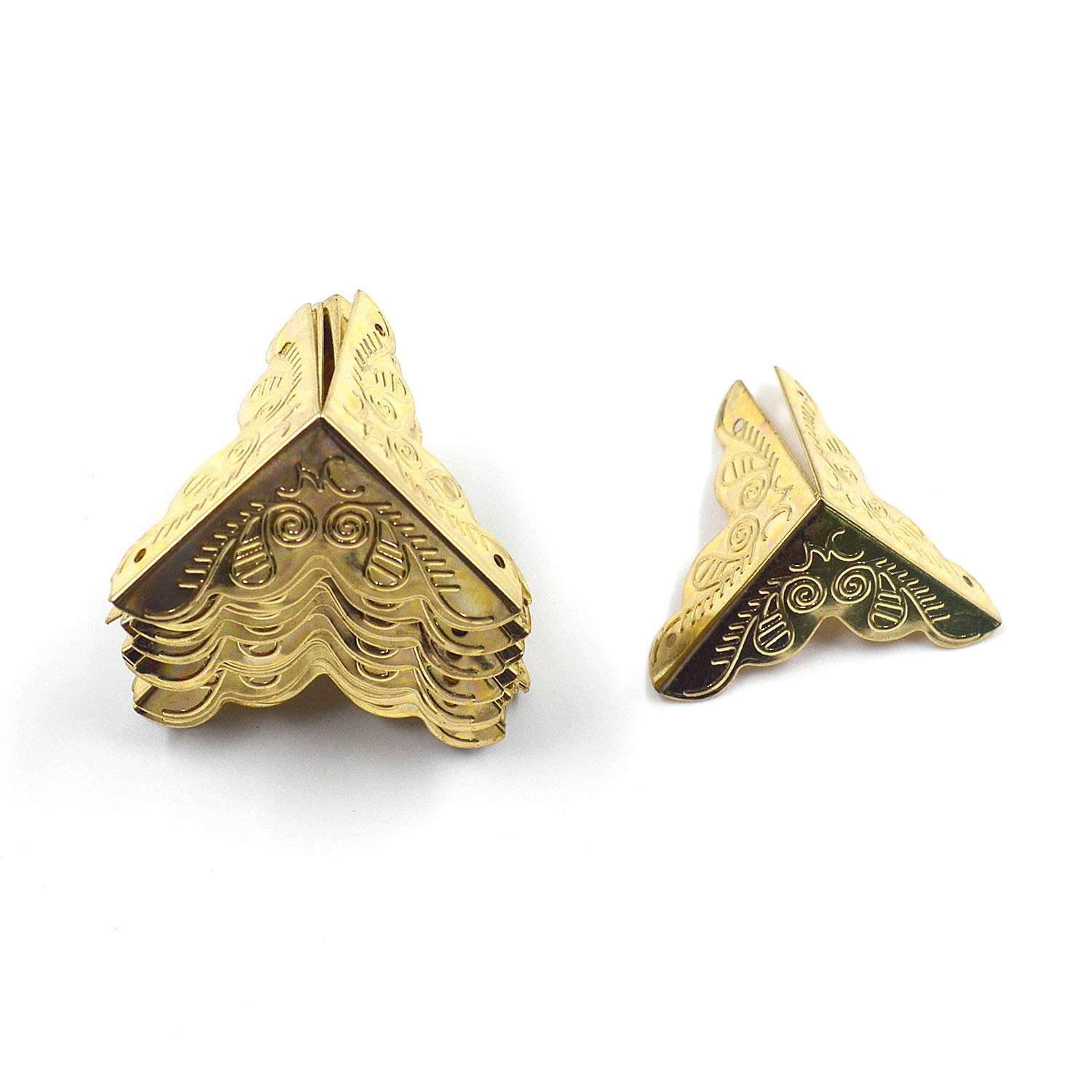 Geesatis Set of 20 Gold Box Corner Edge Protector