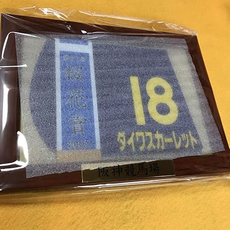 Amazon Co Jp 競馬ダイワスカーレット桜花賞額入りミニゼッケン優勝レイ ホビー 通販