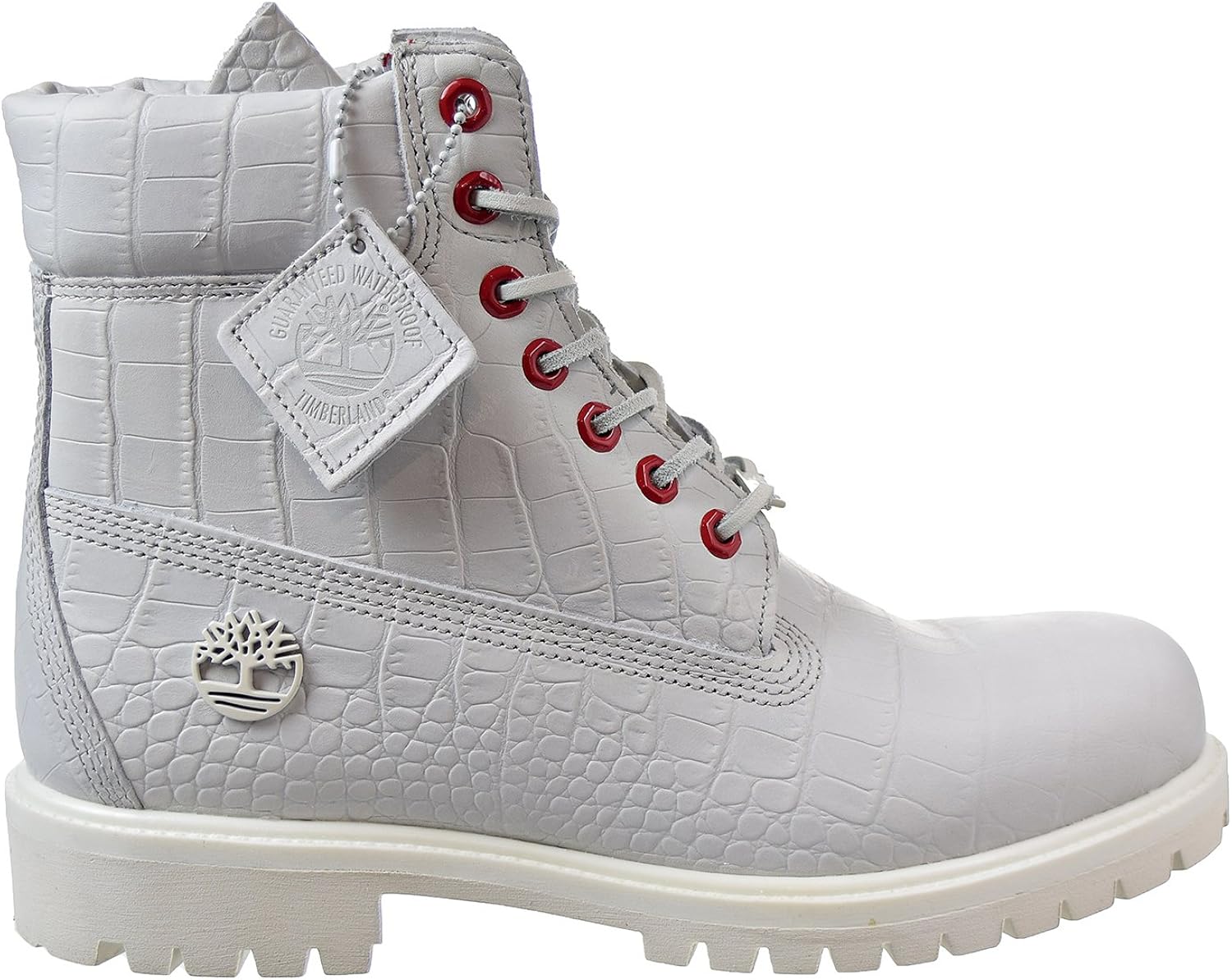 white snakeskin timberland boots