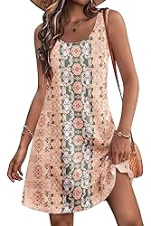 LUXVEER Womens Summer Dresses 2025 Casual Loose