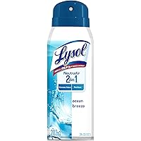 Lysol NeutraAir 2in1, Ocean Breeze, Disinfects, Kills Odour Causing Bacteria, Kills 99.9% of Viruses & Bacteria, 283g