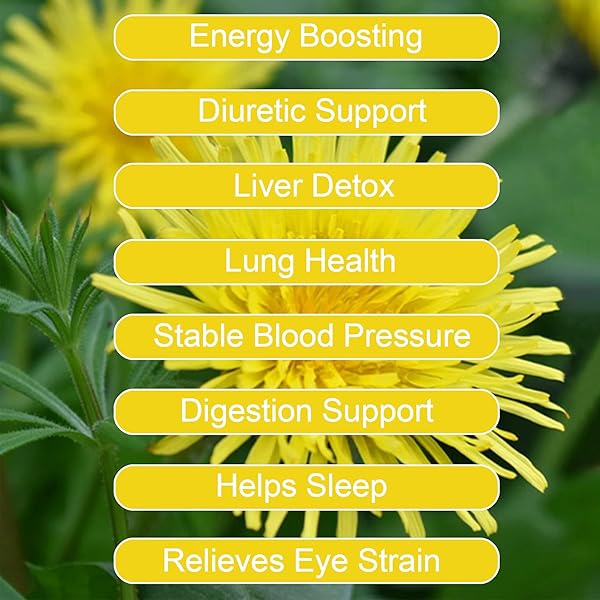 DANDELION LEAF & ROOT TEA BAGS, 40 TEABAGS – NATURAL DANDELION TEA FOR LIVER & KIDNEY HEALTH – NON-GMO – CAFFEINE-FREE – SUPPORT DIGESTION & BOOST IMMUNE SYSTEM