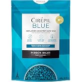Cirepil BLUE Stripless Hard Wax Beads Bag 28.22oz / 800g | Face, body &amp; bikini wax, unscented | Ideal for sensitive skin | Refill bag, low-temp, fluid gel texture, easy hair-removal