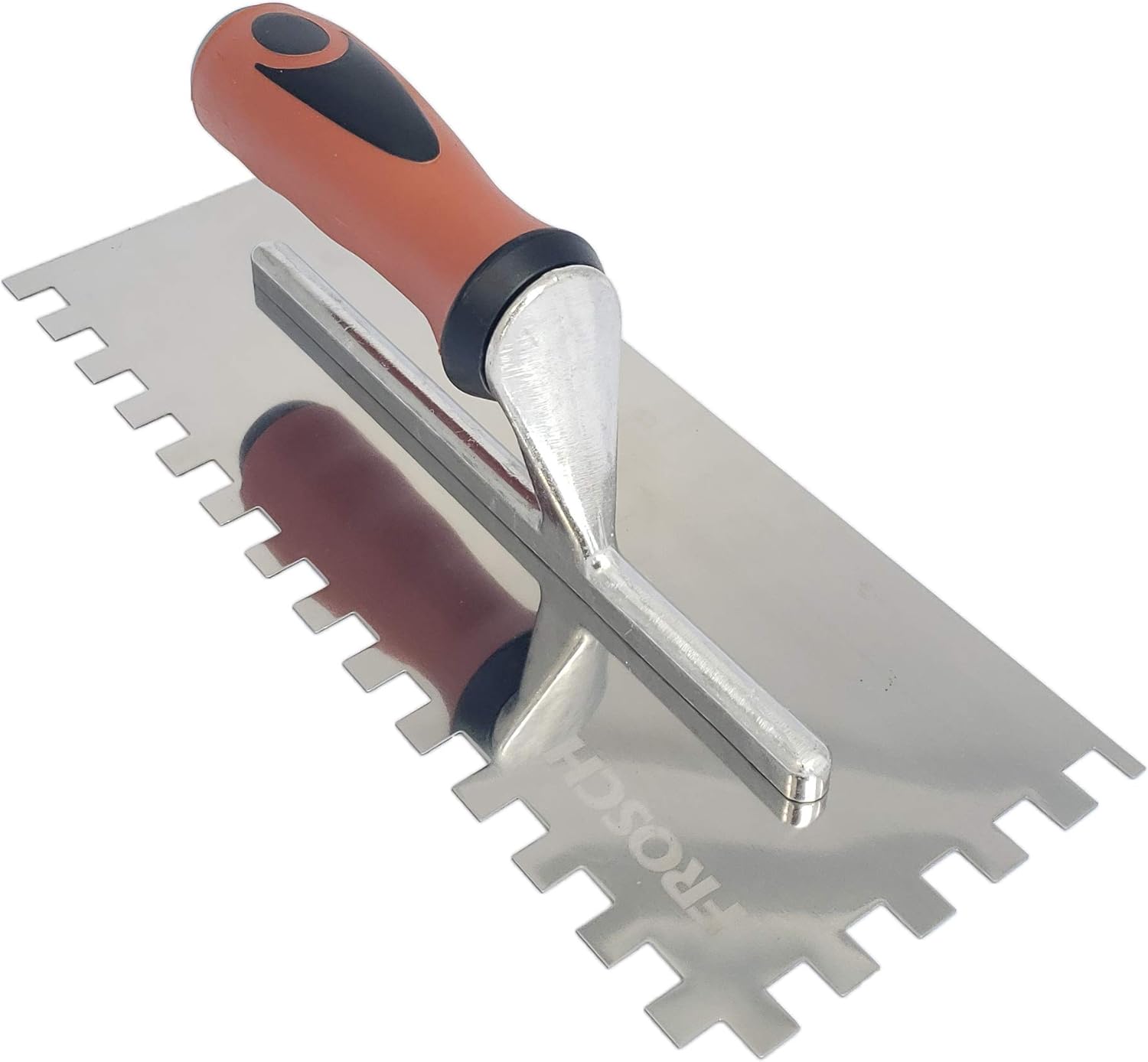 Frosch Stainless Steel Square Notch Tile Trowel (3/8" X 3/8")