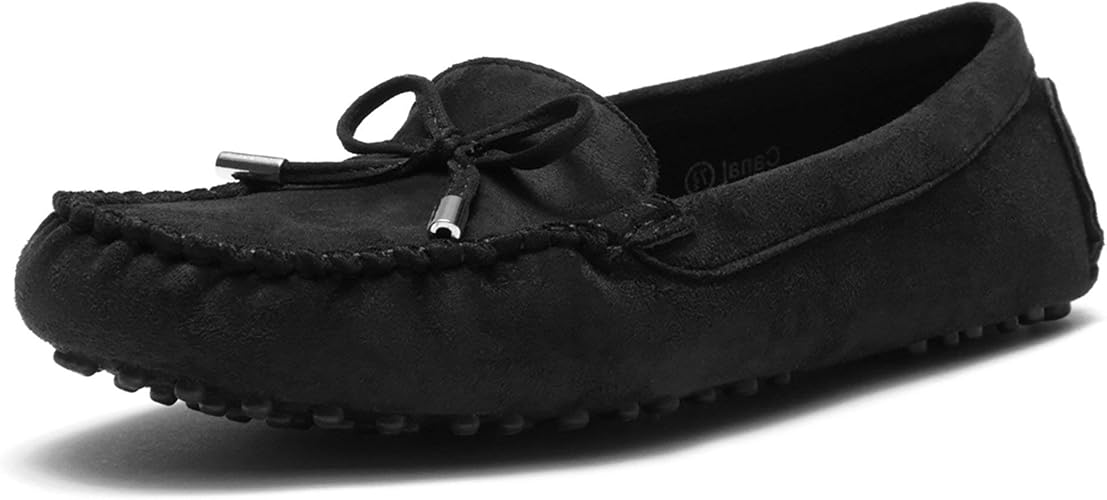 nubuck loafers casual bowknot shoes