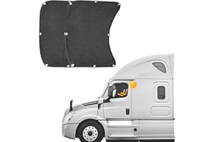EGNGY Side Window Sun Shade for Semi Truck, 22×24 inch Large Car Window Shades for Freightliner Volvo VNL International Trucks - Semi Truck Accessories, Easy Install, Interior UV Protection