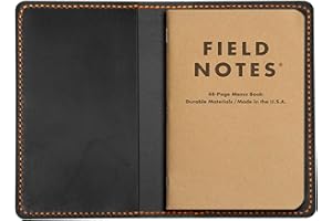 Leather Journal Cover for Moleskine Cahier Notebook Pocket size 3.5" x 5.5" Field Notes Cover Personalized Gift Refillable Po