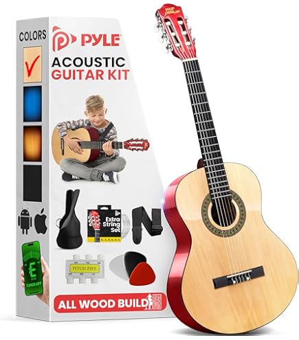 Pyle Kit Chitarra Acustica Per Principianti 1/4 Junior Review: Il