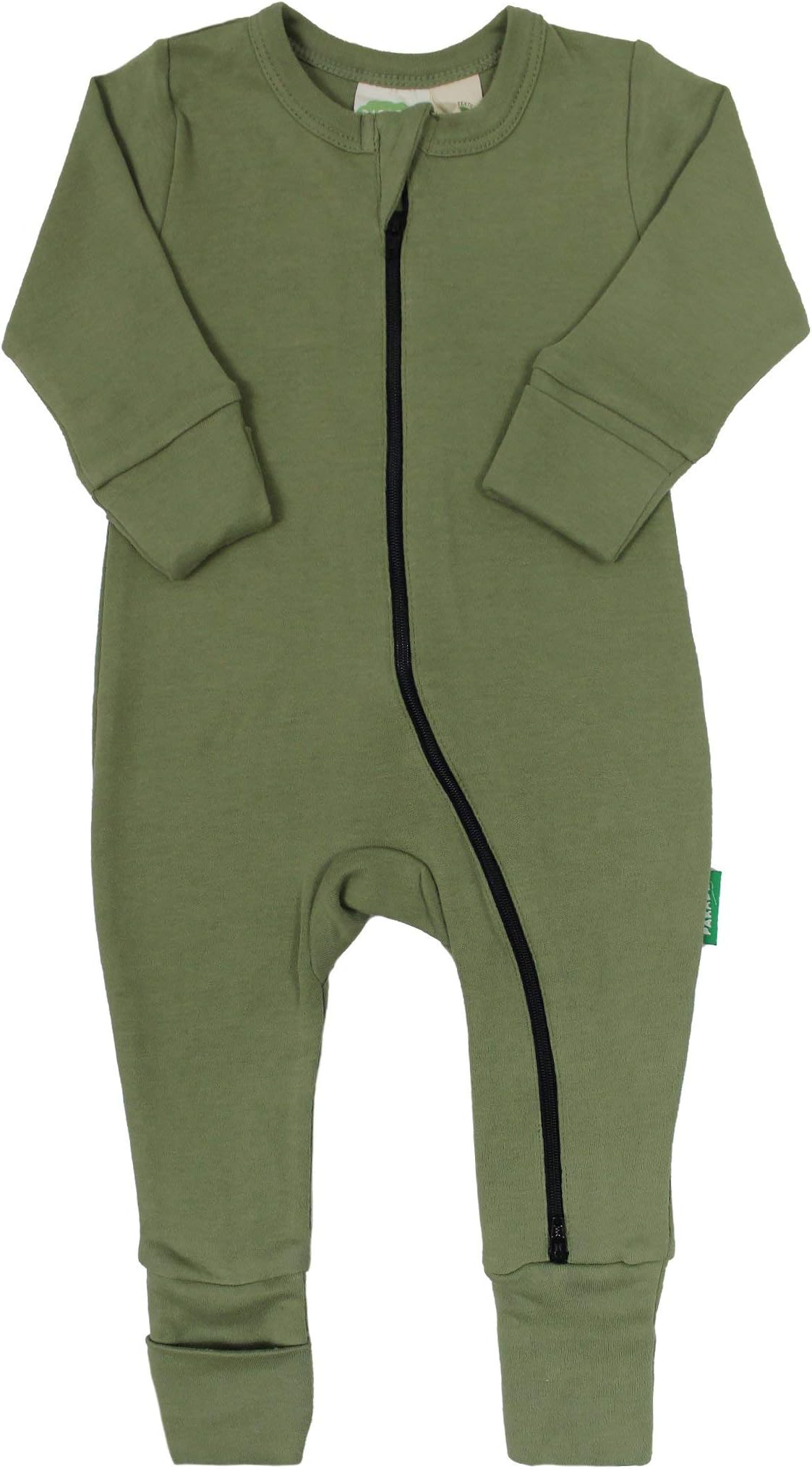 Organics Essential Basic '2-Way' Zipper Romper