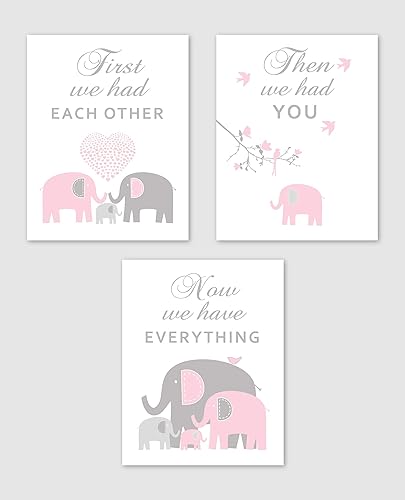 gray elephant nursery decor