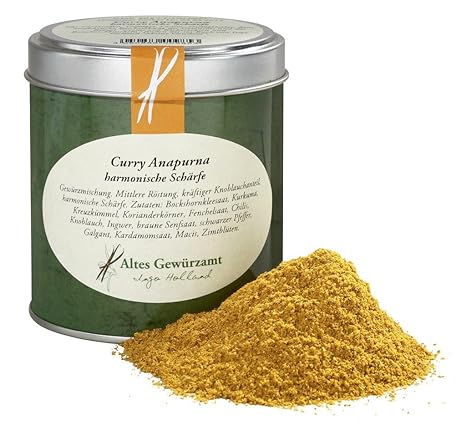 Altes Gewurzamt Curry Anapurna Pikante Scharfe 70g Amazon De Lebensmittel Getranke
