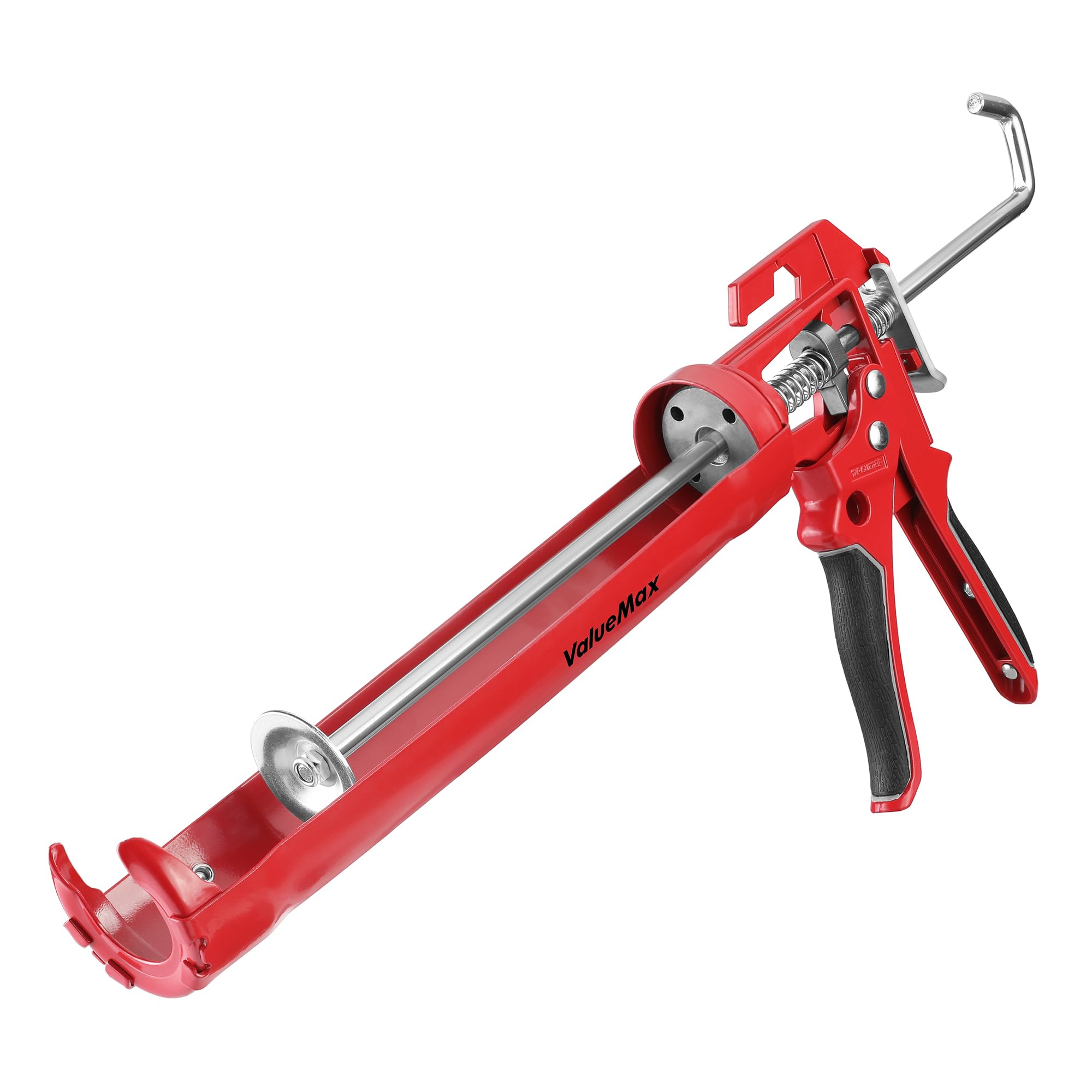 ValueMax Heavy Duty Sealant Caulking Gun with Comfort Grip, Sealant Gun for Cartridges Up to 380 ml, 9:1 Thrust Ratio, Silicone Gun Applicator for Sealants, Caulks, Adhesives