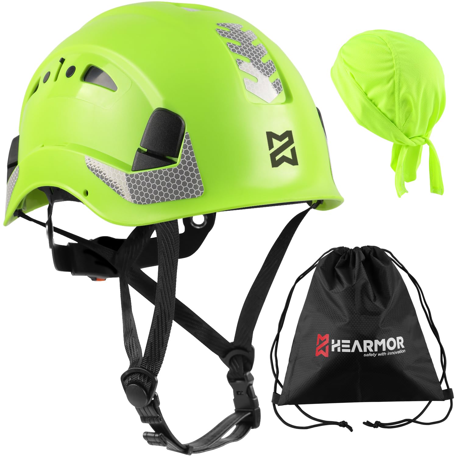 HEARMOR Industrial Helmet for Working at Heights Adult Construction Helmet Passed EN12492 Certification, EN397 Shock Absorption and Penetration Resistance Test Construction Worker Safety Helmet