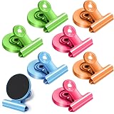 Artcut 8 Pack Magnetic Clips Scratch-Resistant Fridge Magnets Colorful