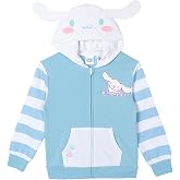 Hello Kitty Girls' Cosplay Fleece Zip-Up Hoodie Toddler to Big Kid