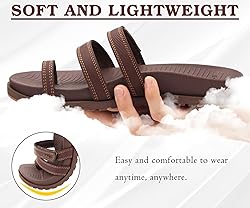 KuaiLu Womens Slides Sandals With Arch Support