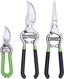 TOPLINE 3-PC Professional Garden Shears, Included 8