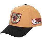Jurassic Park Logo Woven Patch Tan Canvas B2 Ball Cap