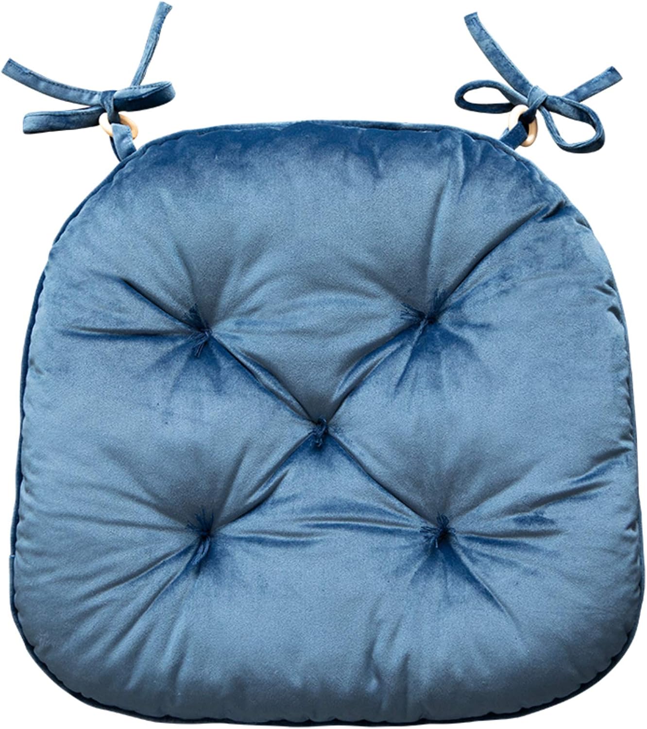 Terciopelo Dorado Grueso Cojín De Asiento,Jardín Cojines De Silla,No