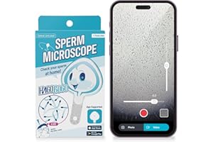 HAGOBOGO Sperm Microscope | at-Home Sperm Observation | Single-Use Male Wellness Device | Sperm Kit | Sperm Test | Compact Op