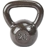 Fitvids All-Purpose Solid Cast Iron Kettlebell, 20 Pounds