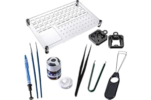 GLIGING Switch Tester Station Switch Opener with GPL 205g0 Lubricating Oil Acrylic Lube DIY Double-Deck Removal Platform Keycaps Puller for Custom Gateron Cherry Mechanical Keyboard(Lubrication Kit C)