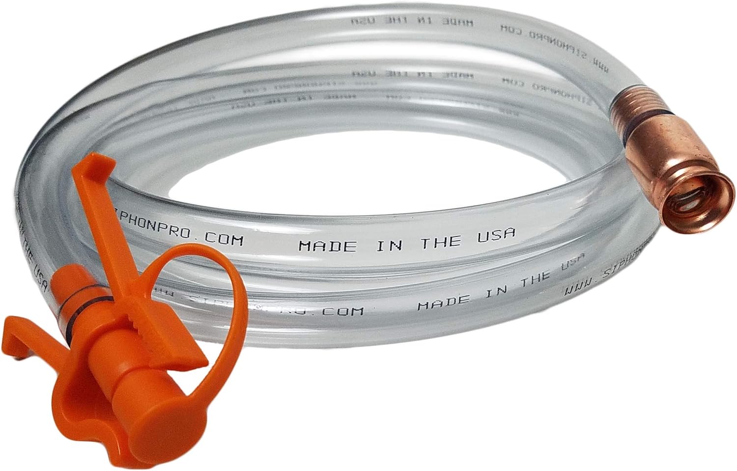 Siphon Pro Jiggler Hose Unique Patented Hose Clamp Allows One Hand