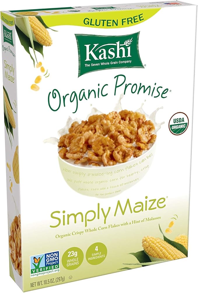 Kashi Organic Simply Maize Gluten Free Cereal 292g Amazon.ca Grocery