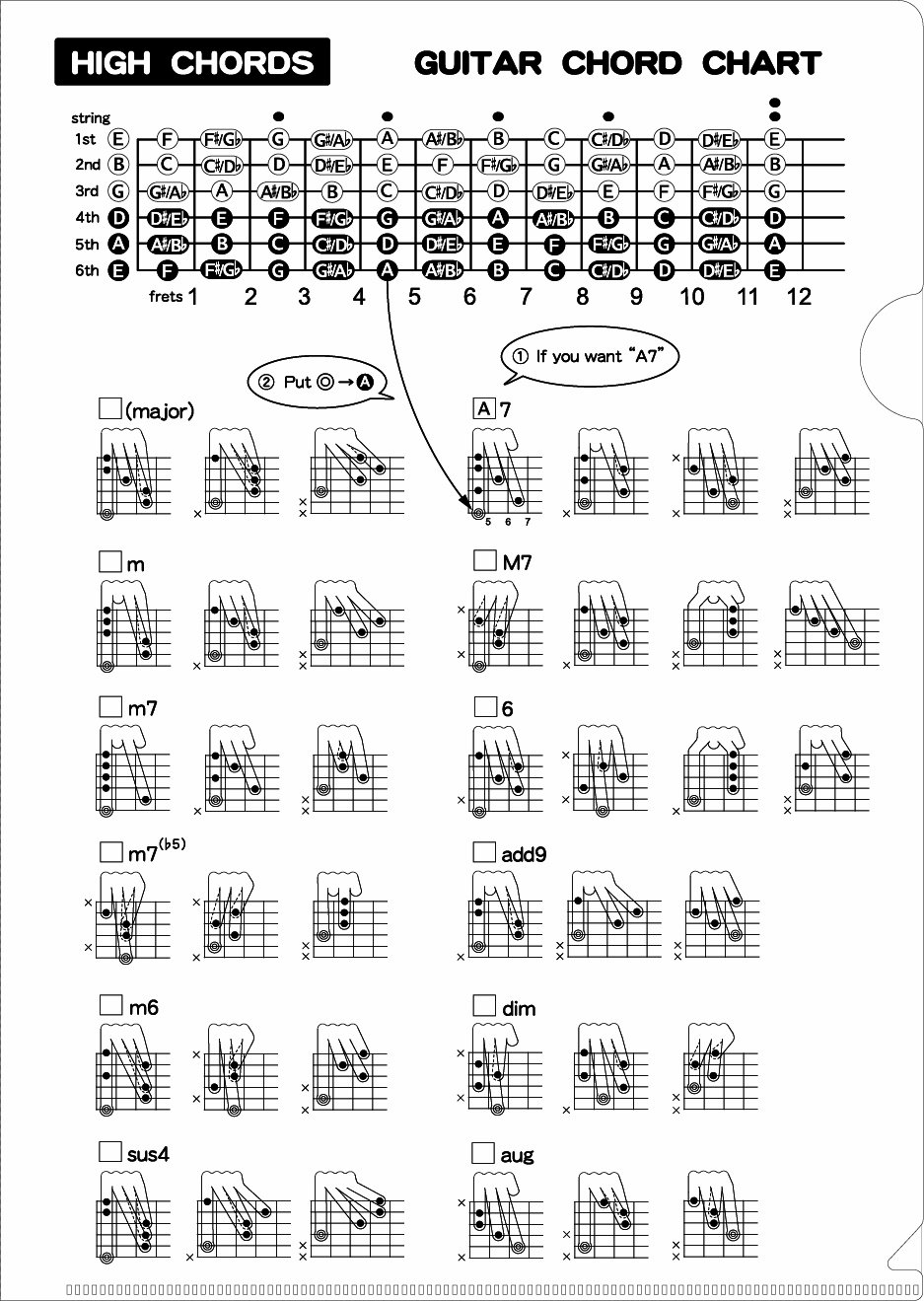 ギターコード ホルダー 5枚入5色パックセット クリアファイル 本 通販 Amazon