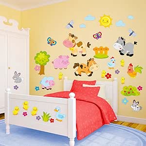 STIKID- Old Mc Donald mega sticker - pegatinas de pared | wall stickers