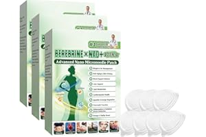 10-in-1 Nano Microdarts Patch, Natural Slim Patches for Women and Men Gentle Formula Firm and moisturize skin, Pure Natural H