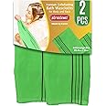 etreetowel Extra Large Size 35.4" x 11" (2 PCs) Korean Asian Exfoliating Bath Washcloths Mitt Scrub for Body and Back washcloth Glove Viscose Rayon Towel for Soft Skin