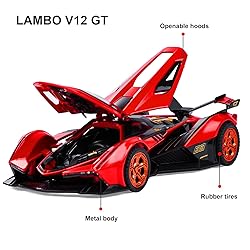 SASBSC Toy Cars Lam Bo V12 Race Car Toys with Light