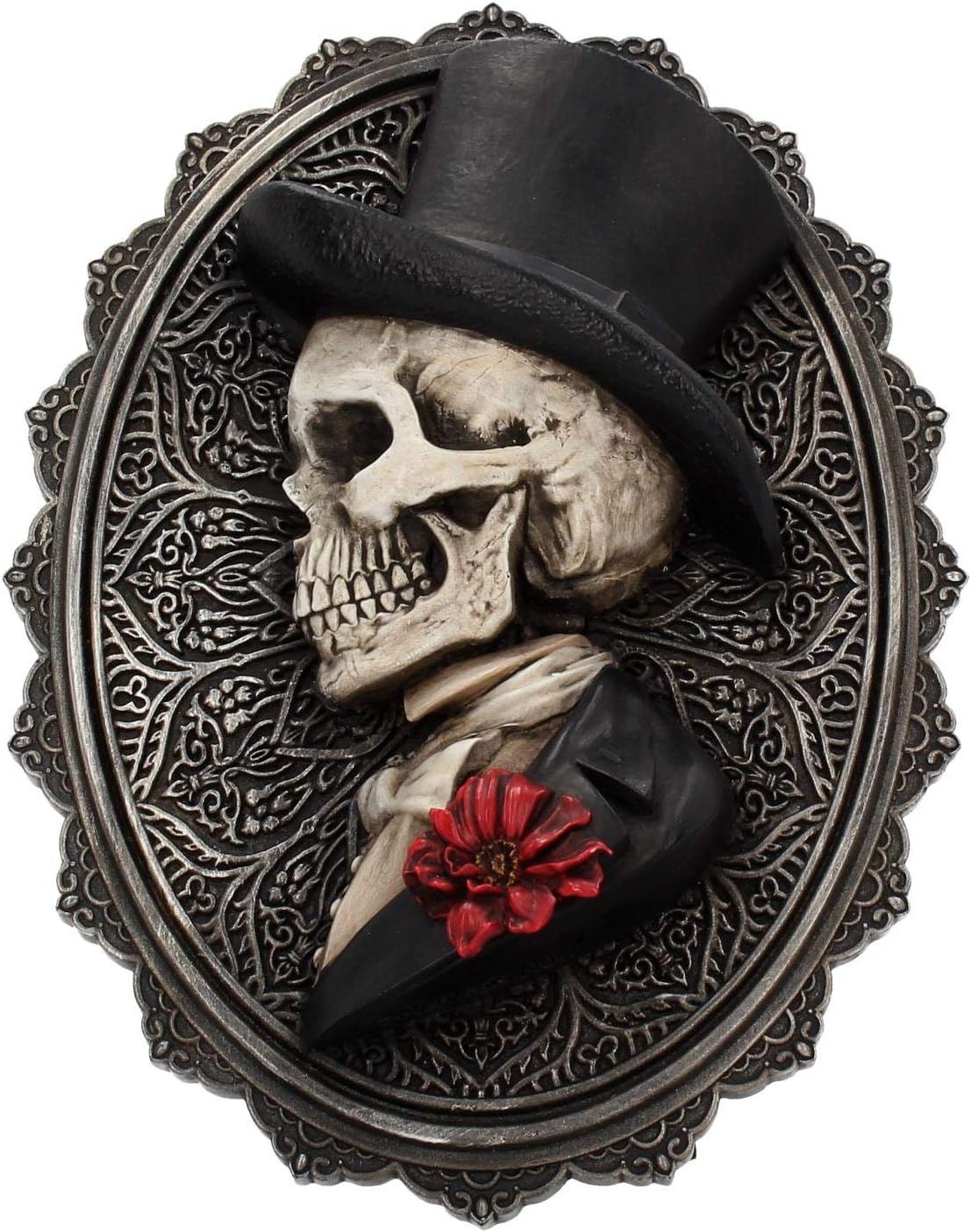 Nemesis Now Handsome Wall Plaque 24cm Grey, Polyresin, 22cm, # gray, 9.5L x 2.8W cm