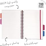 Pukka Pad Bloom B5 Project Book Pack of 3 – 200 Pages 80GSM view 3