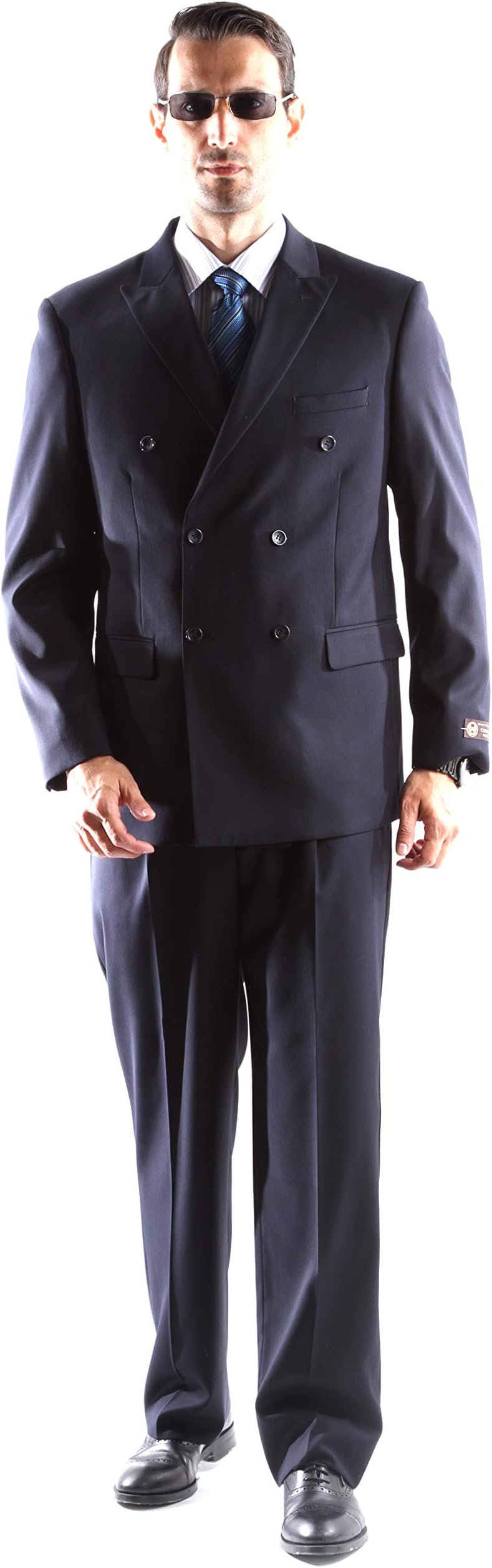 Men's Double Breasted Superior 150s Extra Fine Dress Suit