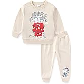 Peanuts Snoopy Baby Boys Christmas Sweatshirt and Pants Set for Infants