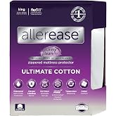 AllerEase Ultimate Allergy Protection and Comfort Zippered Mattress Protector King, White